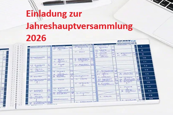 Einladung zur JHV2026